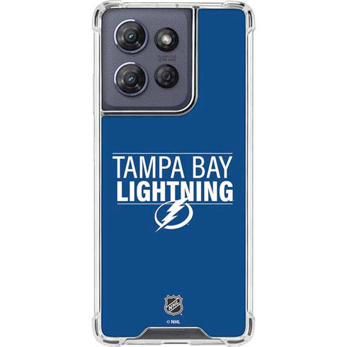 NHL Tampa Bay Lightning Lineup Moto G Power 5G (2025) Clear Case