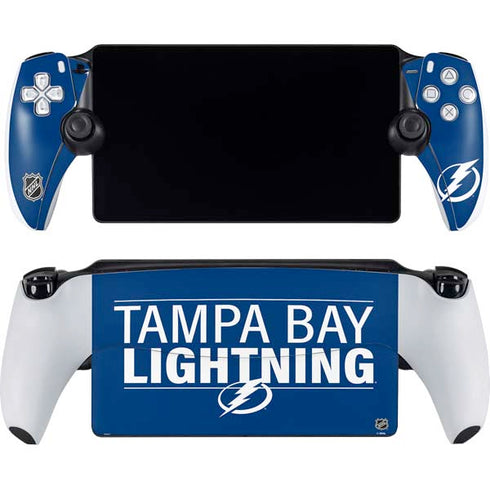 NHL Tampa Bay Lightning Lineup PlayStation Portal Remote Player Skin