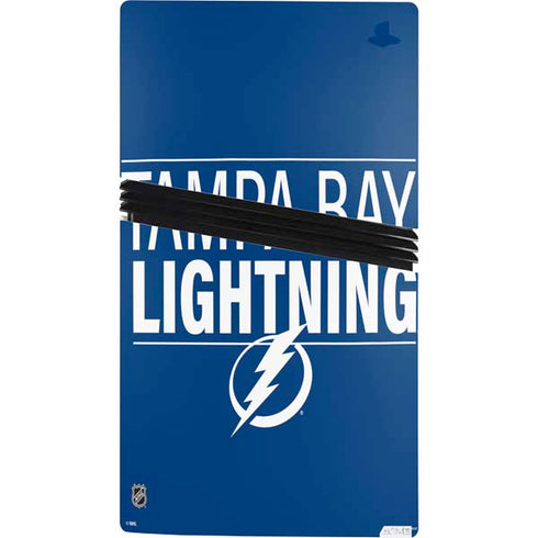 NHL Tampa Bay Lightning Lineup PS5 Pro Console Skin