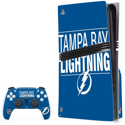 NHL Tampa Bay Lightning Lineup PS5 Pro Disk Bundle Skin