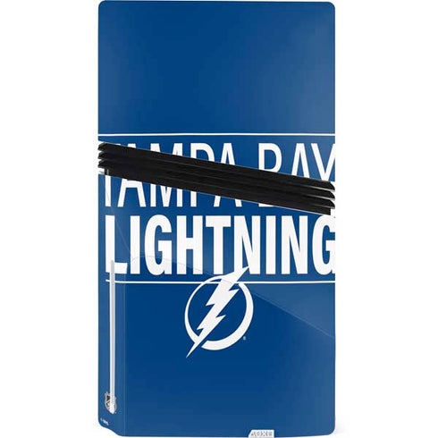 NHL Tampa Bay Lightning Lineup PS5 Pro Disk Console Skin