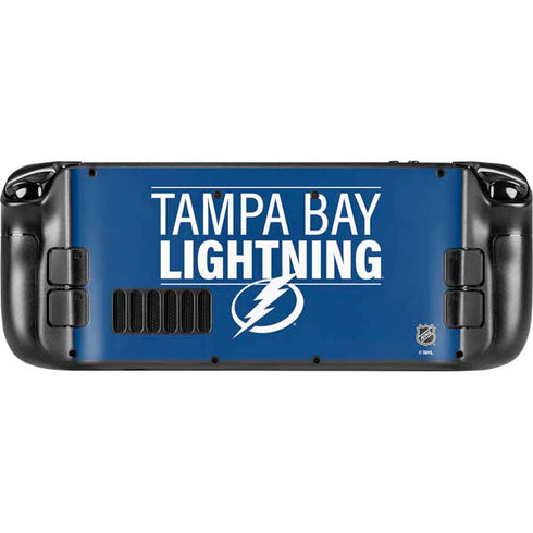 NHL Tampa Bay Lightning Lineup Steam Deck Handheld Gaming Computer OLED Skin