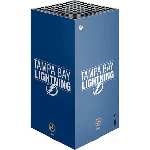 NHL Tampa Bay Lightning Lineup XBox Series X Digital Edition Console Skin