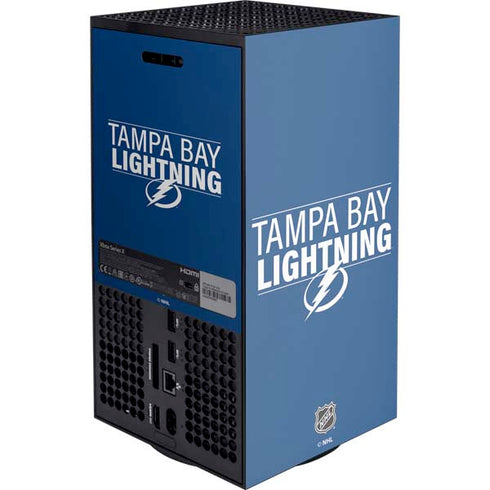 NHL Tampa Bay Lightning Lineup XBox Series X Digital Edition Console Skin