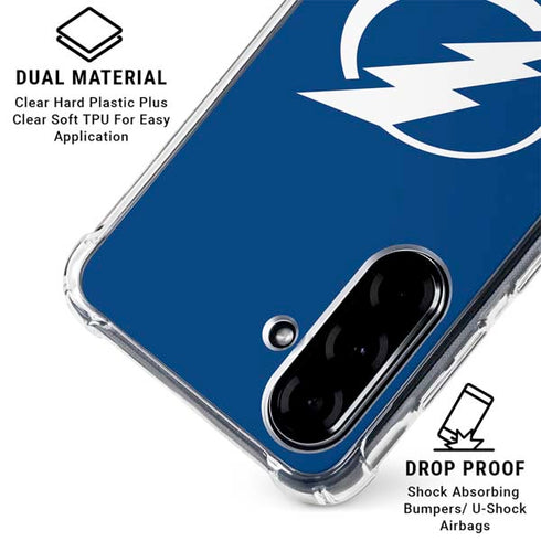 NHL Tampa Bay Lightning Logo Galaxy A36 5G Clear Case