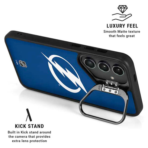 NHL Tampa Bay Lightning Logo Galaxy S25 Kickstand Case