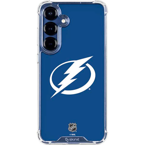 NHL Tampa Bay Lightning Logo Galaxy S25 Clear Case