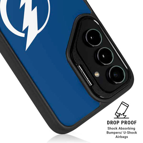 NHL Tampa Bay Lightning Logo Galaxy S25 FE Kickstand Case