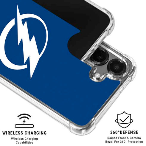 NHL Tampa Bay Lightning Logo Galaxy S26 Plus Clear Case
