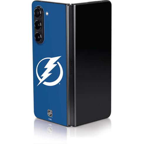 NHL Tampa Bay Lightning Logo Galaxy Z Fold5 5G Skin