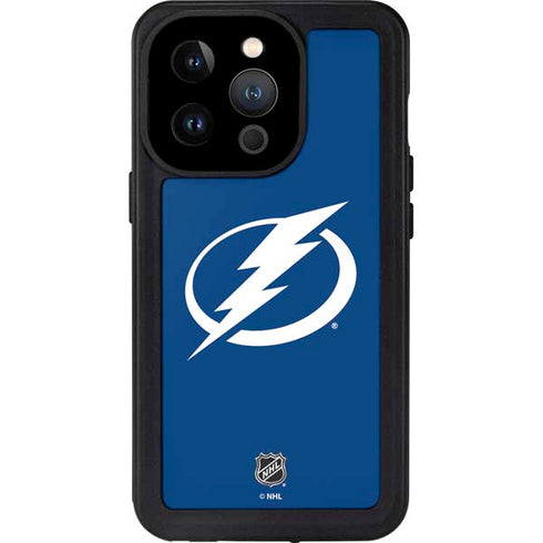 NHL Tampa Bay Lightning Logo iPhone 15 Pro Waterproof Case