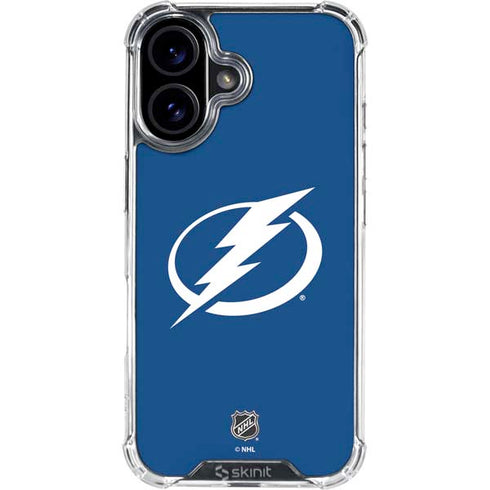 NHL Tampa Bay Lightning Logo iPhone 16 Clear Case