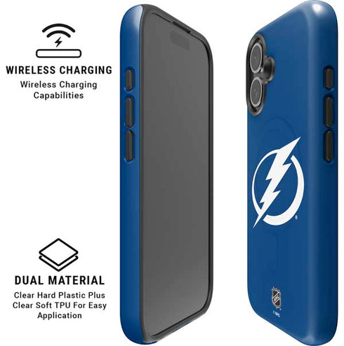 NHL Tampa Bay Lightning Logo iPhone 16 Magsafe Impact Case