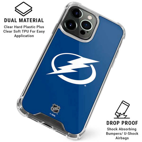 NHL Tampa Bay Lightning Logo iPhone 16 Pro Clear Case