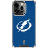 NHL Tampa Bay Lightning Logo iPhone 16 Pro Max Clear Case