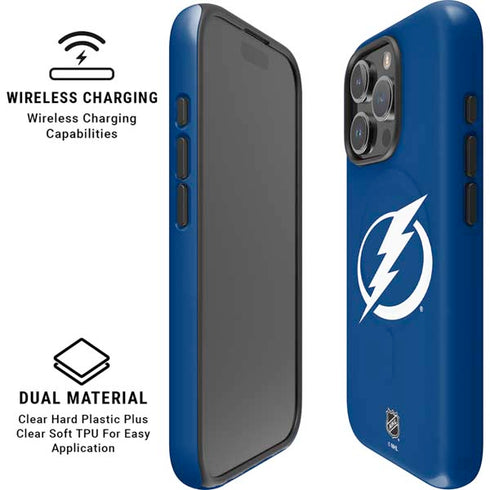 NHL Tampa Bay Lightning Logo iPhone 16 Pro Max Magsafe Impact Case