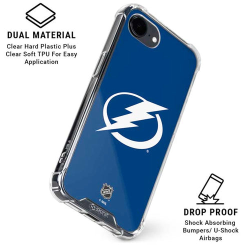 NHL Tampa Bay Lightning Logo iPhone 16e Clear Case