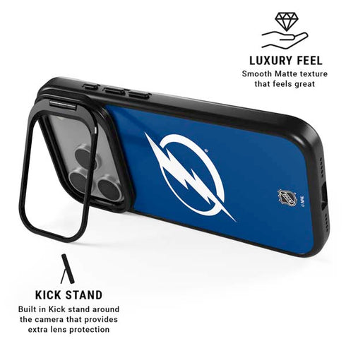 NHL Tampa Bay Lightning Logo iPhone 17 Pro Kickstand Case