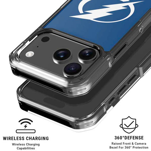 NHL Tampa Bay Lightning Logo iPhone 18 Pro Clear Case