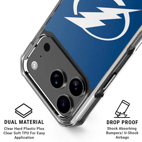 NHL Tampa Bay Lightning Logo iPhone 18 Pro Clear Case