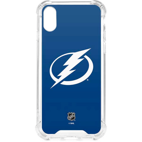 NHL Tampa Bay Lightning Logo iPhone XS Clear Case