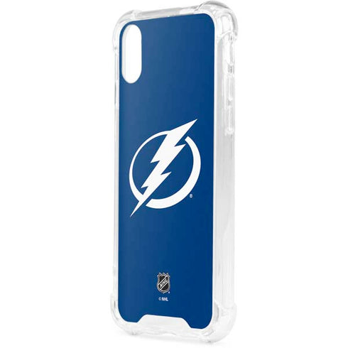 NHL Tampa Bay Lightning Logo iPhone XS Clear Case
