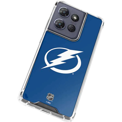 NHL Tampa Bay Lightning Logo Moto G 5G (2025) Clear Case