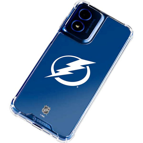 NHL Tampa Bay Lightning Logo Moto G 5G (2024) Clear Case
