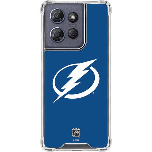 NHL Tampa Bay Lightning Logo Moto G Play 5G (2025) Clear Case