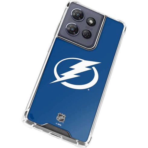 NHL Tampa Bay Lightning Logo Moto G Play 5G (2025) Clear Case