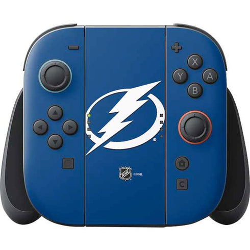 NHL Tampa Bay Lightning Logo Nintendo Switch 2 (2025) Joy-Con Controller Skin