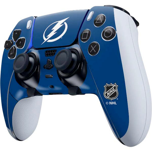 NHL Tampa Bay Lightning Logo PS5 DualSense Edge Pro Controller Skin