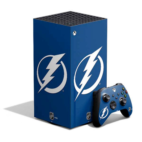 NHL Tampa Bay Lightning Logo XBox Series X Digital Edition Bundle Skin