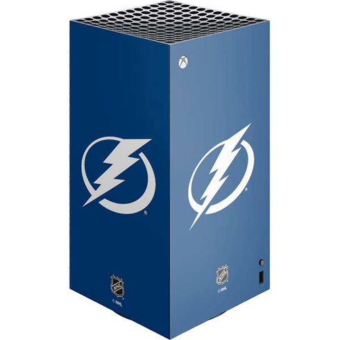 NHL Tampa Bay Lightning Logo XBox Series X Digital Edition Console Skin