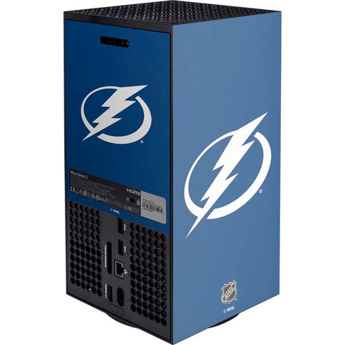 NHL Tampa Bay Lightning Logo XBox Series X Digital Edition Console Skin