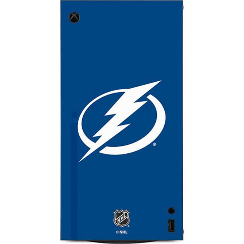 NHL Tampa Bay Lightning Logo XBox Series X Digital Edition Console Skin