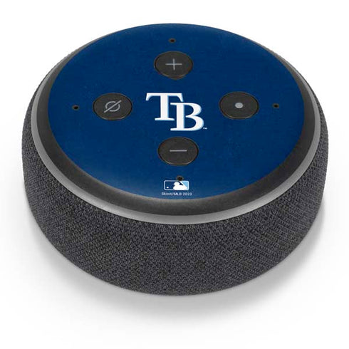 MLB Tampa Bay Rays - Solid Distressed Amazon Echo Dot Skin