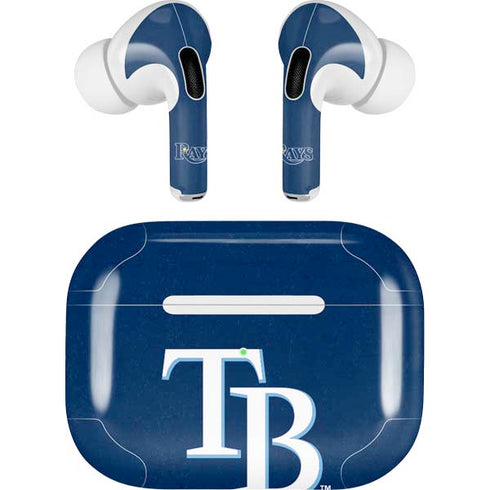 MLB Tampa Bay Rays - Solid Distressed AirPods Skins