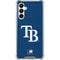 MLB Tampa Bay Rays - Solid Distressed Galaxy A16 5G Clear Case