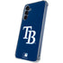 MLB Tampa Bay Rays - Solid Distressed Galaxy A35 5G Clear Case
