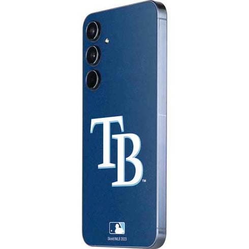 MLB Tampa Bay Rays - Solid Distressed Galaxy A55 5G Skin