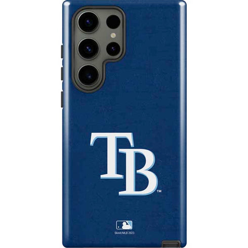 MLB Tampa Bay Rays - Solid Distressed Galaxy S23 Ultra Pro Case