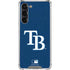 MLB Tampa Bay Rays - Solid Distressed Galaxy S24 FE Clear Case