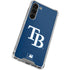 MLB Tampa Bay Rays - Solid Distressed Galaxy S24 FE Clear Case