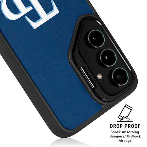 MLB Tampa Bay Rays - Solid Distressed Galaxy S25 Plus Kickstand Case