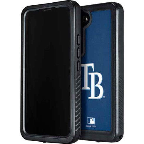 MLB Tampa Bay Rays - Solid Distressed Galaxy S24 Plus Waterproof Case