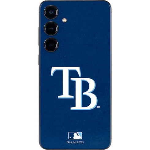MLB Tampa Bay Rays - Solid Distressed Galaxy S25 Skin