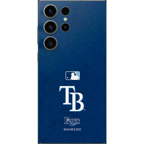 MLB Tampa Bay Rays - Solid Distressed Galaxy S25 Ultra Skin