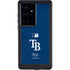 MLB Tampa Bay Rays - Solid Distressed Galaxy S24 Ultra Waterproof Case