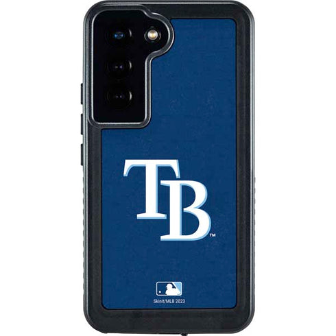 MLB Tampa Bay Rays - Solid Distressed Galaxy S24 Waterproof Case